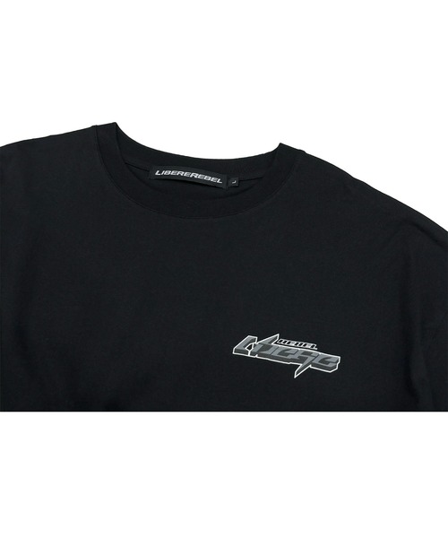LIBERE（リベーレ）の「LIBERE リベーレ / REBEL FUTURE LOGO TEE リベーレレブル ロゴプリントビッグシルエットTシャツ / 244205-244206（Tシャツ/カットソー・メンズ・チャコール/ブラック・LARGE/MEDIUM/SMALL）」の16枚目の写真