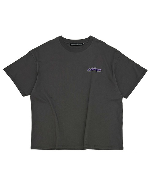 LIBERE（リベーレ）の「LIBERE リベーレ / REBEL FUTURE LOGO TEE リベーレレブル ロゴプリントビッグシルエットTシャツ / 244205-244206（Tシャツ/カットソー・メンズ・チャコール/ブラック・LARGE/MEDIUM/SMALL）」の12枚目の写真