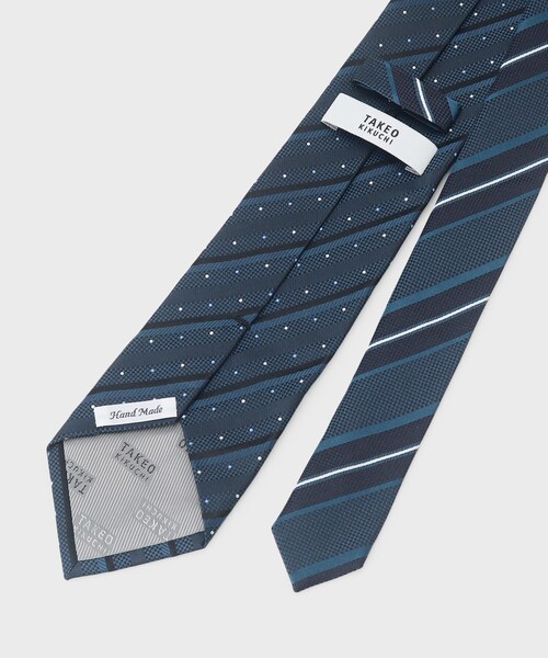 【セール】【BOXセット】シャドーストピンドットネクタイ＆タイバー セット（ネクタイ）｜TAKEO KIKUCHI（タケオキクチ）