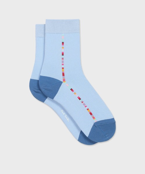 Paul Smith（ポールスミス）の「ウィメンズ "Veronica Swirl" ソックス / 245600 CSW（ソックス/靴下・レディース・ブルー/ブラック/オフホワイト・22-24）」の3枚目の写真