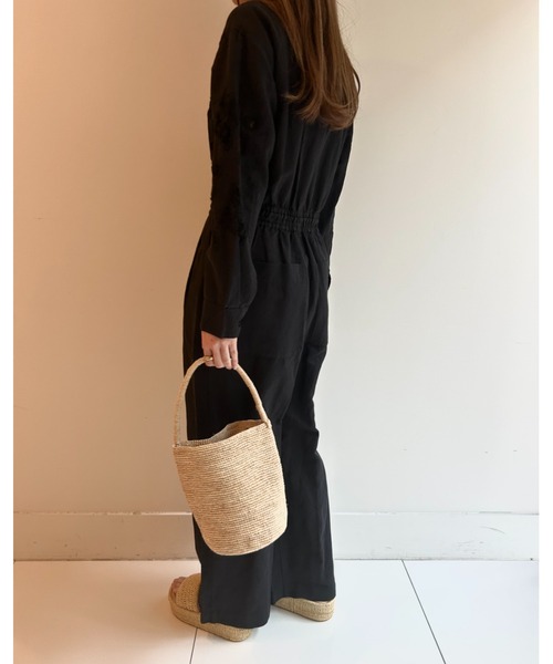 sara mallika（サラ マリカ）の「C.LINEN TAPE EMB C/W ALL IN ONE