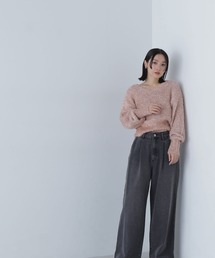 ◇タックワイドデニムパンツ