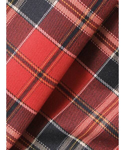 jouetie（ジュエティ）の「ニーレングスラッププリーツスカート（スカート・レディース・グレー/ネイビー/レッド・MEDIUM）」の13枚目の写真