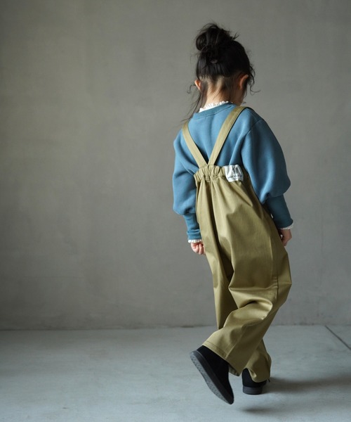 MAKE YOUR DAY（メイクユアデイ）の「袖ボリューム裏起毛無地トレーナー■80～140cm（スウェット・キッズ・ブルー/グレー/ブラック・80/90/100/110/120/130/140）」の11枚目の写真