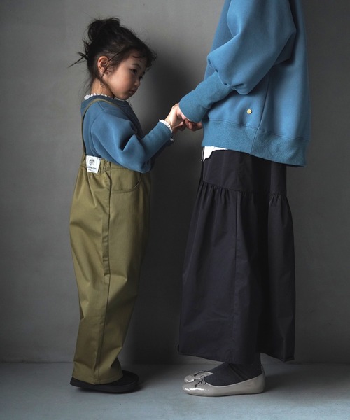 MAKE YOUR DAY（メイクユアデイ）の「袖ボリューム裏起毛無地トレーナー■80～140cm（スウェット・キッズ・ブルー/グレー/ブラック・80/90/100/110/120/130/140）」の12枚目の写真