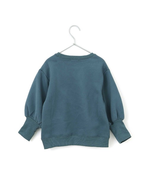 MAKE YOUR DAY（メイクユアデイ）の「袖ボリューム裏起毛無地トレーナー■80～140cm（スウェット・キッズ・ブルー/グレー/ブラック・80/90/100/110/120/130/140）」の17枚目の写真