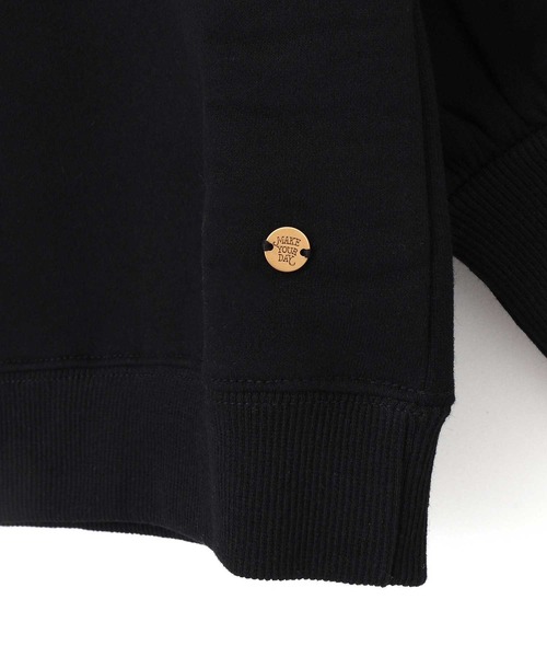 MAKE YOUR DAY（メイクユアデイ）の「袖ボリューム裏起毛無地トレーナー■80～140cm（スウェット・キッズ・ブルー/グレー/ブラック・80/90/100/110/120/130/140）」の21枚目の写真
