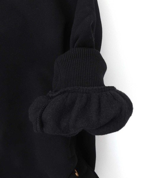 MAKE YOUR DAY（メイクユアデイ）の「袖ボリューム裏起毛無地トレーナー■80～140cm（スウェット・キッズ・ブルー/グレー/ブラック・80/90/100/110/120/130/140）」の20枚目の写真