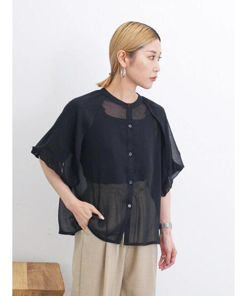 share spirit シルク長袖ブラウス バルーンスリーブ share spirit シルク長袖ブラウス バルーンスリーブ - メルカリ