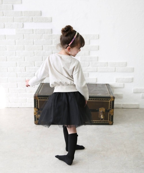 Rora（ローラ）の「ハートリナ スウェット（スウェット・キッズ・オフホワイト・150cm/110cm/120cm/130cm/140cm）」の9枚目の写真