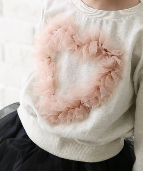 Rora（ローラ）の「ハートリナ スウェット（スウェット・キッズ・オフホワイト・150cm/110cm/120cm/130cm/140cm）」の15枚目の写真