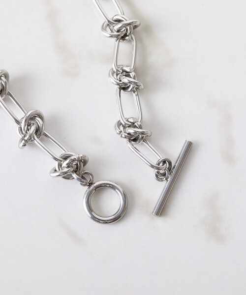 PAPILLONNER（パピヨネ）の「ステンレスチェーンブレスレット（ブレスレット・レディース・シルバー/ゴールド・FREE）」の17枚目の写真