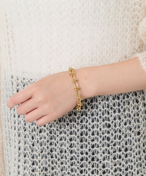 PAPILLONNER（パピヨネ）の「ステンレスチェーンブレスレット（ブレスレット・レディース・シルバー/ゴールド・FREE）」の19枚目の写真