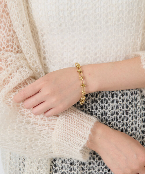 PAPILLONNER（パピヨネ）の「ステンレスチェーンブレスレット（ブレスレット・レディース・シルバー/ゴールド・FREE）」の20枚目の写真