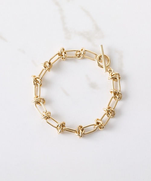 PAPILLONNER（パピヨネ）の「ステンレスチェーンブレスレット（ブレスレット・レディース・シルバー/ゴールド・FREE）」の6枚目の写真