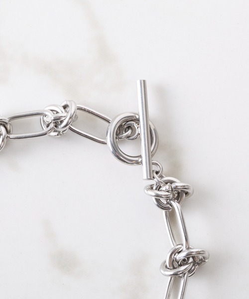 PAPILLONNER（パピヨネ）の「ステンレスチェーンブレスレット（ブレスレット・レディース・シルバー/ゴールド・FREE）」の8枚目の写真