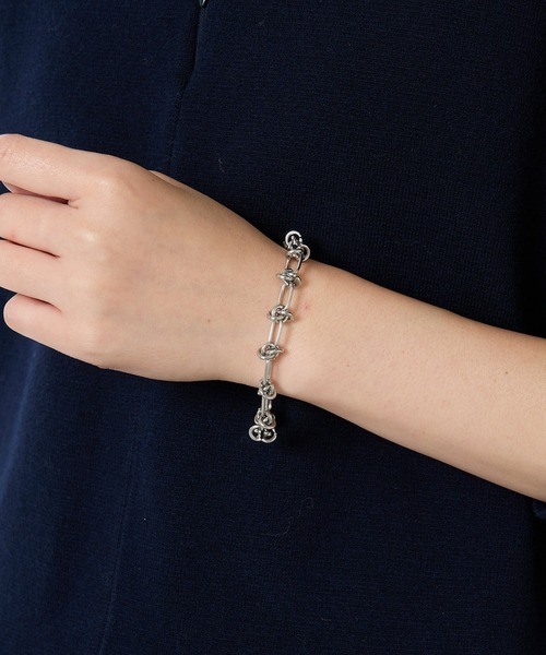 PAPILLONNER（パピヨネ）の「ステンレスチェーンブレスレット（ブレスレット・レディース・シルバー/ゴールド・FREE）」の11枚目の写真