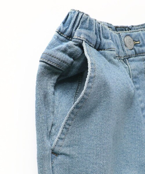 BRANSHES（ブランシェス）の「ガーデナーテーパードデニムパンツ（デニムパンツ・キッズ・ネイビー/カラフル/ブルー/グレー・80/90/100/160/110/140/120/130/150）」の20枚目の写真