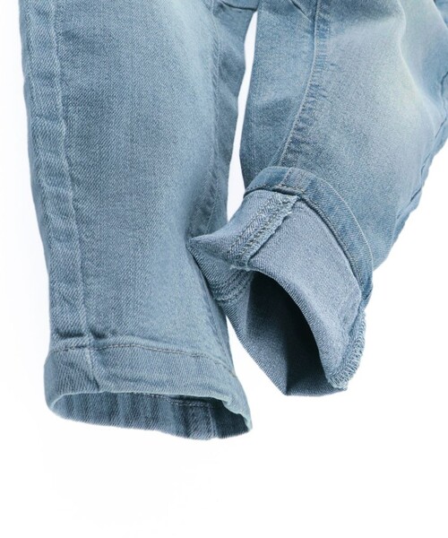 BRANSHES（ブランシェス）の「ガーデナーテーパードデニムパンツ（デニムパンツ・キッズ・ネイビー/カラフル/ブルー/グレー・80/90/100/160/110/140/120/130/150）」の21枚目の写真