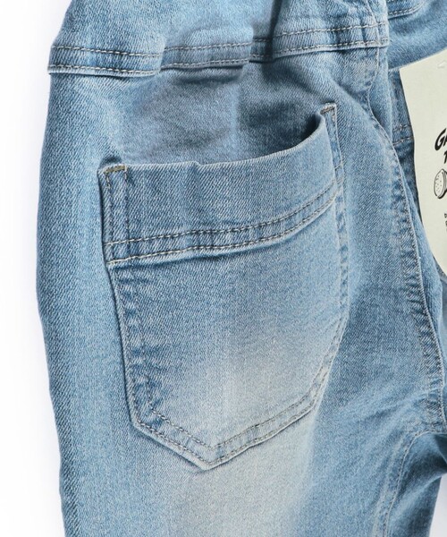 BRANSHES（ブランシェス）の「ガーデナーテーパードデニムパンツ（デニムパンツ・キッズ・ネイビー/カラフル/ブルー/グレー・80/90/100/160/110/140/120/130/150）」の22枚目の写真