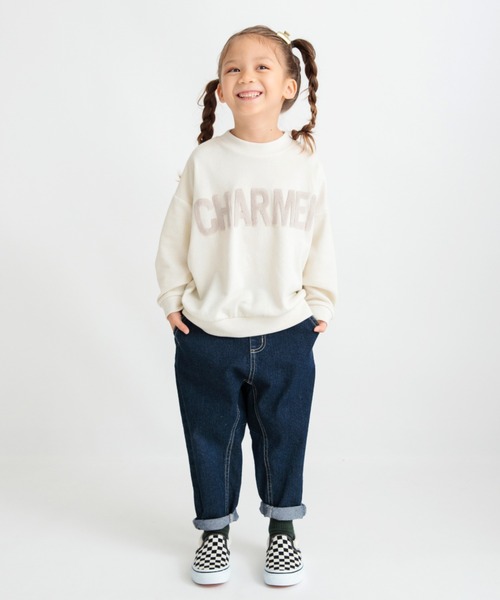 BRANSHES（ブランシェス）の「ガーデナーテーパードデニムパンツ（デニムパンツ・キッズ・ネイビー/カラフル/ブルー/グレー・80/90/100/160/110/140/120/130/150）」の7枚目の写真