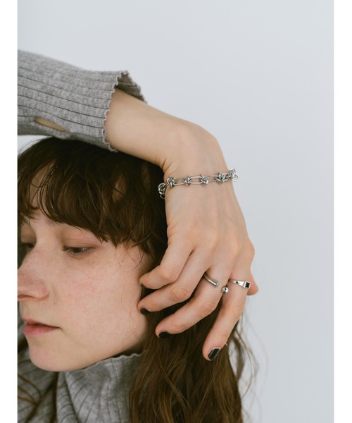 july nine 美品　ブレスレット　シルバー色 チェーンブレスレット july nine 美品 ブレスレット シルバー色 チェーンブレスレット