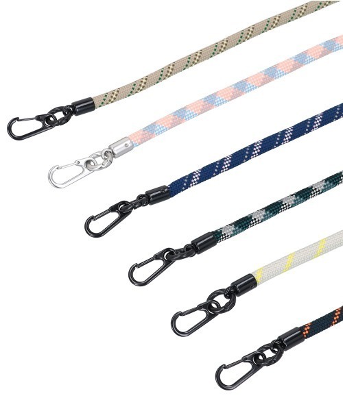 Inner Carrying(インナーキャリング)の「インナーキャリング ショルダーストラップ コード ハイク(太さ7mm)(ショルダーバッグ・レディース・ダークグレー/ベージュ/ダークグリーン/ブルー/ライトグレー/ライトピンク・FREE)」の7枚目の写真
