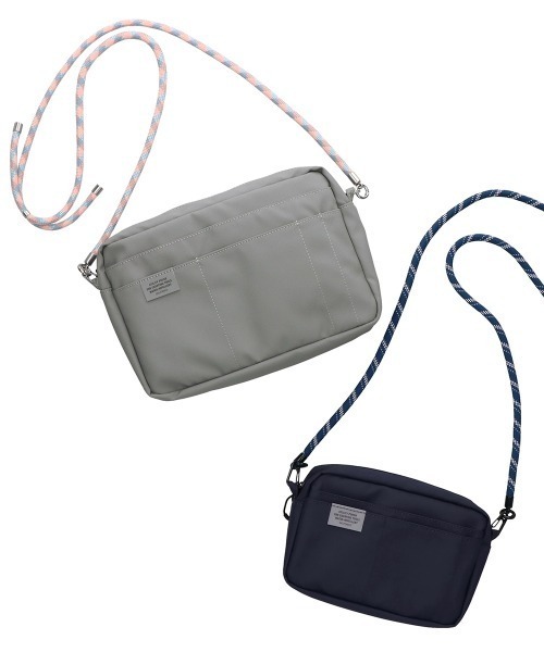 Inner Carrying(インナーキャリング)の「インナーキャリング ショルダーストラップ コード ハイク(太さ7mm)(ショルダーバッグ・レディース・ダークグレー/ベージュ/ダークグリーン/ブルー/ライトグレー/ライトピンク・FREE)」の9枚目の写真