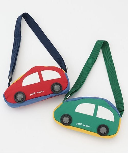 petit main（プティマイン）の「くるまショルダーバッグ（ショルダーバッグ・キッズ・レッド/グリーン・FREE）」の10枚目の写真