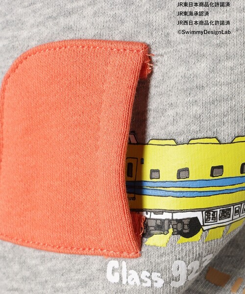 BEAMS mini（ビームスミニ）の「オールスター トレイン スウェット （90～150cm）（スウェット・キッズ・ホワイト系その他5/ライトグレー/ネイビー・90/120/130/150/100/110/140）」の21枚目の写真