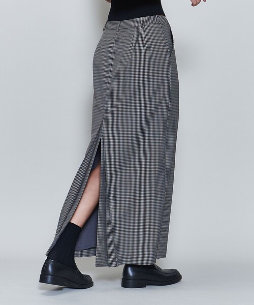 6（ロク）の「＜6(ROKU)＞チェック マキシスカート（スカート）」 - WEAR