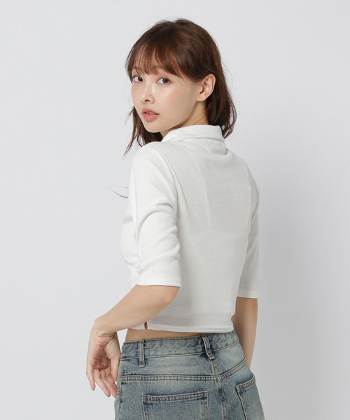 3.3 Field Trip （3.3フィールドトリップ）の「3.3 Field Trip／メタルスキッパー5ブ（Tシャツ/カットソー・レディース・ネイビー/ホワイト/ブラック・FREE）」の8枚目の写真