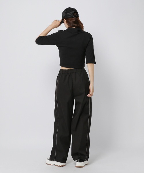 3.3 Field Trip （3.3フィールドトリップ）の「3.3 Field Trip／メタルスキッパー5ブ（Tシャツ/カットソー・レディース・ネイビー/ホワイト/ブラック・FREE）」の13枚目の写真