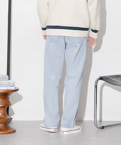NANO universe（ナノユニバース）の「WEB限定/デニムルーズフィットパンツ（デニムパンツ・メンズ・ライトブルー/ブラック/ネイビー・S/L/M）」の9枚目の写真