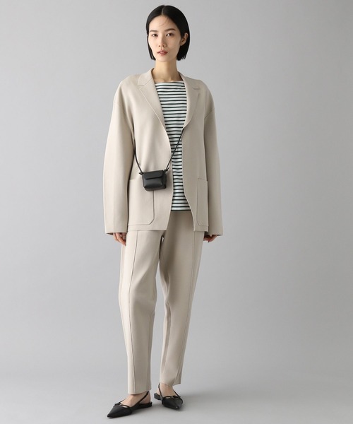 O0u(オーゼロユー)の「【figurey knit】ラインパンツ 993724(その他パンツ・メンズ・ネイビー/ベージュ・LARGE/MEDIUM)」の4枚目の写真