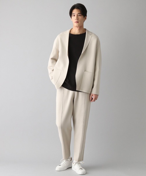 O0u(オーゼロユー)の「【figurey knit】ラインパンツ 993724(その他パンツ・メンズ・ネイビー/ベージュ・LARGE/MEDIUM)」の11枚目の写真