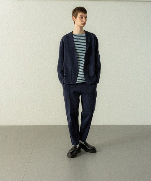 O0u(オーゼロユー)の「【figurey knit】ラインパンツ 993724(その他パンツ・メンズ・ネイビー/ベージュ・LARGE/MEDIUM)」の15枚目の写真