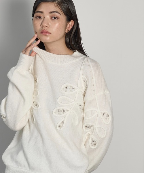 Malbon ♛ゴルフボール刺繍フード付きセーター adidas セーター ニット MALBON レーシークルーセーター「adidas