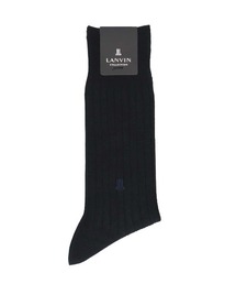 LANVIN collection（ランバン コレクション）の「LANVIN COLLECTION 抗菌防臭 ワンポイント 8x2リブ ビジネスソックス 02402019（ソックス/靴下）」