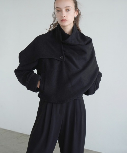ジャケット・アウター CLANE LINEN SHIRT JACKET LINEN SHIRT JACKET(1 BLACK): CLANE: WOMENS｜ STUDIOUS ONLINE