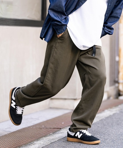 Rocky Monroe（ロッキーモンロー）の「ツイル/デニムクライミングワイドパンツ（デニムパンツ・メンズ・ベージュ/ブラック系/インディゴブルー/ブラック/カーキ/ブルー/オフホワイト・M/L/XL）」の5枚目の写真