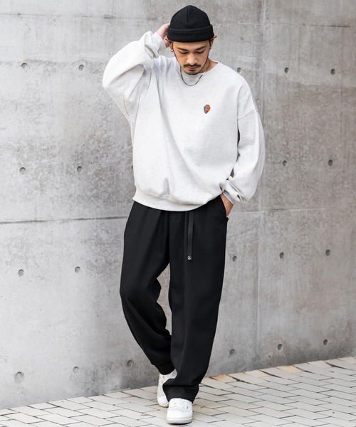Rocky Monroe（ロッキーモンロー）の「ツイル/デニムクライミングワイドパンツ（デニムパンツ・メンズ・ベージュ/ブラック系/インディゴブルー/ブラック/カーキ/ブルー/オフホワイト・M/L/XL）」の18枚目の写真