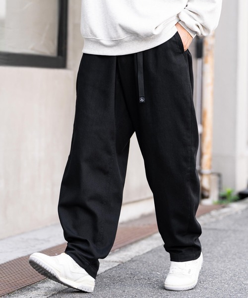 Rocky Monroe（ロッキーモンロー）の「ツイル/デニムクライミングワイドパンツ（デニムパンツ・メンズ・ベージュ/ブラック系/インディゴブルー/ブラック/カーキ/ブルー/オフホワイト・M/L/XL）」の8枚目の写真