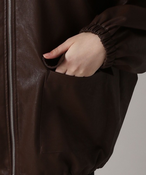 FOREVER 21（フォーエバー トゥエンティーワン）の「【2024FW】取り外し可能ファー付きフェイクレザーブルゾン（ブルゾン・レディース・ブラウン/ブラック・FREE）」の19枚目の写真