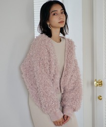 【ONLINE限定カラー】ラメフリンジニットカーディガン