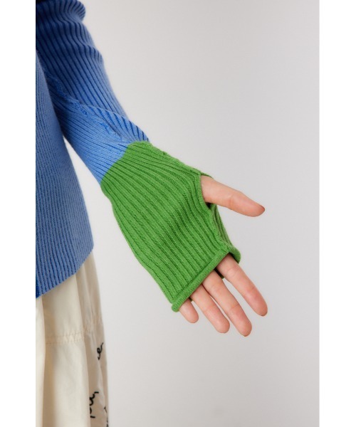 RODEO CROWNS WIDE BOWL(ロデオクラウンズワイドボウル)の「ブロックカラーハイネックニットトップス(ニット/セーター・レディース・ブラック/ブラウン/ブルー・FREE)」の7枚目の写真