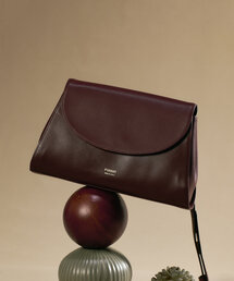 russet | レザーフラップショルダーバッグ(CE-1411)(ショルダーバッグ)