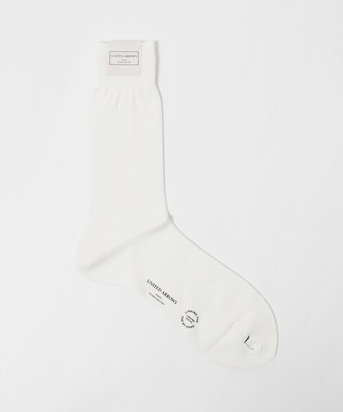 UNITED ARROWS(ユナイテッドアローズ)の「ソリッド ソックス(ソックス/靴下・メンズ・ブラック/ネイビー/ダークブラウン/ホワイト・FREE)」の2枚目の写真