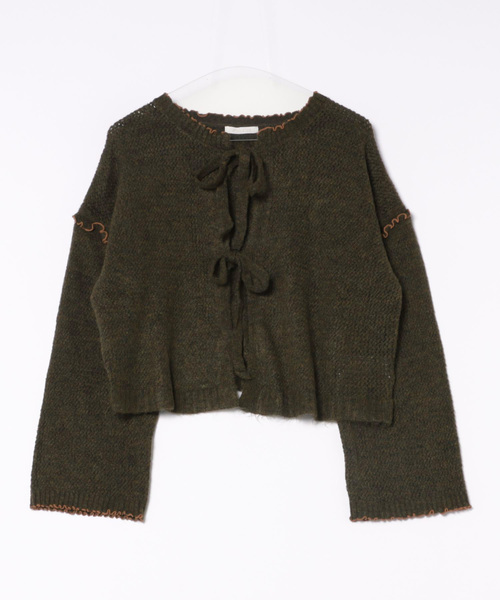 ehka sopo（エヘカソポ）の「メッシュリボンカーディガン