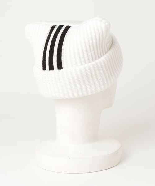 adidas(アディダス)の「adidas(アディダス)ねこ耳ニットワッチ/ニット帽/ニットキャップ(ニットキャップ/ビーニー・レディース・ホワイト/ピンク/ブラック・FREE)」の4枚目の写真